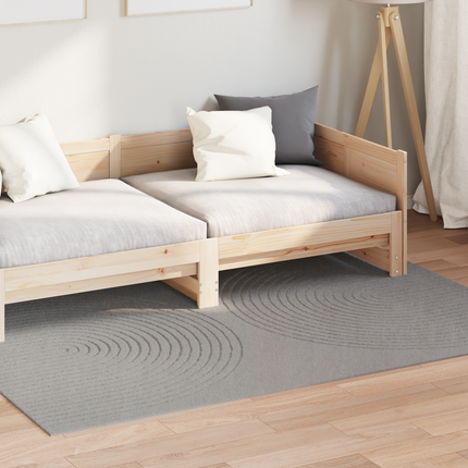 Områdesmattor Rektangulär GALATI Grå 170 x 120 cm Polyester