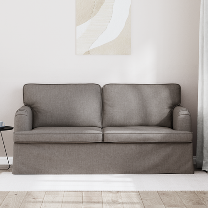 Soffa Taupe 162 x 80 x 85 cm tyg