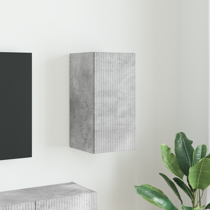 TV Vägghylla 30 x 31 x 60 cm Betong Konstruerat trä