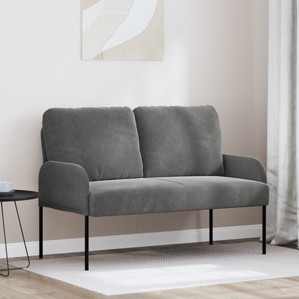 Soffor med kudde 110cm Mörkgrå Plywood