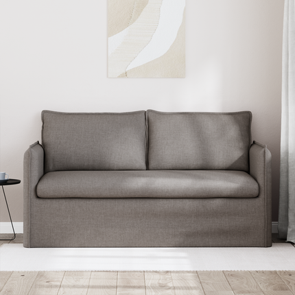 Soffa Taupe 156 x 82 x 85 cm tyg