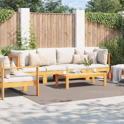 Områdesmattor Fyrkantig PALMERAS Beige 240 x 240 cm Polyester