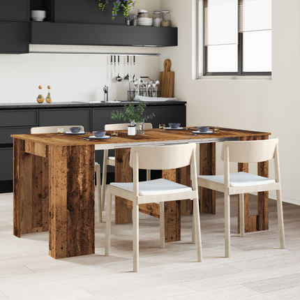 Matbord 180 x 85 x 75 cm Konstruerat trä Gammalt trä