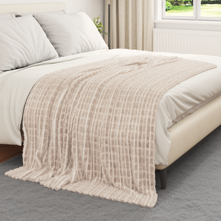 Kastfilt Beige 200 x 150 cm Fleece