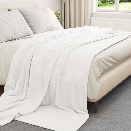 Filtar 6 st Vit 220 x 240 cm 8.24 Fleece