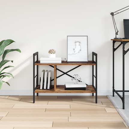 Hyllsystem 3 nivåer 75 x 30 x 58,5 cm Konstruerat trä