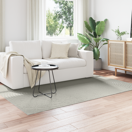 Områdesmattor Rektangulär PALMERAS Grön 140 x 200 cm Polyester