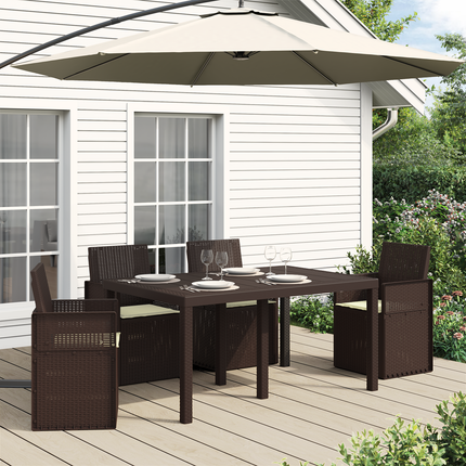 Sittkuddar 4 st Polyester Gräddvit 47 x 36 x 2 cm