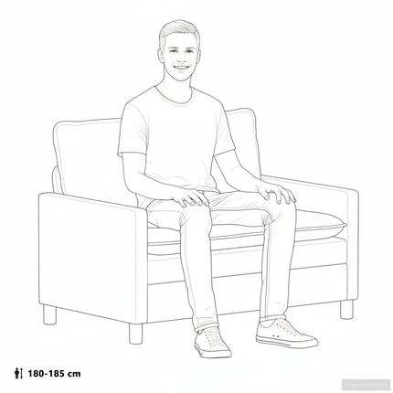 Soffa Vinröd 126 x 81 x 87,5 cm Sammet