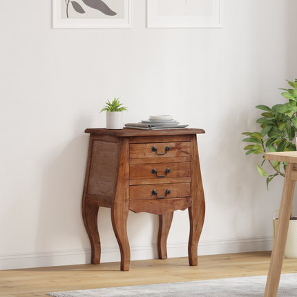 Förvaringskista 48 x 35 x 64 cm Massivt mahognyträ