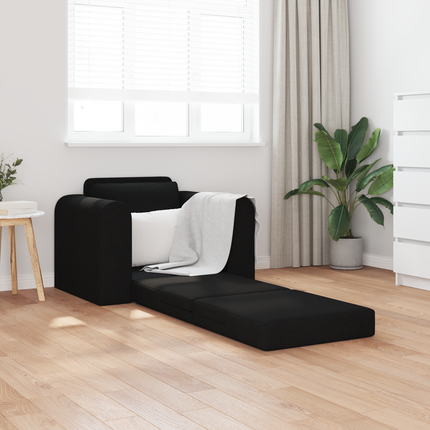 Soffsäng Svart 98 x 71 x 83 cm tyg