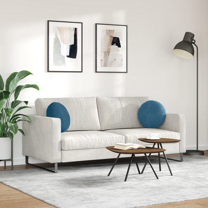 Sittkuddar 2 pcs Blå Ø 40 x 13 cm Sammet