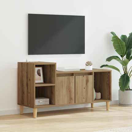 TV-skåp 100 x 35 x 55 cm Artisan Ek Konstruerat trä