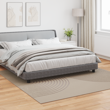Områdesmattor Fyrkantig GALATI Beige 240 x 240 cm Polyester