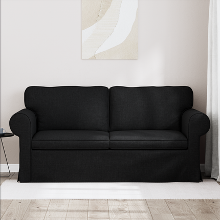 Soffa Svart 175 x 82 x 80 cm tyg