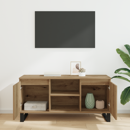 TV-skåp 104 x 35 x 50 cm Artisan Ek Konstruerat trä