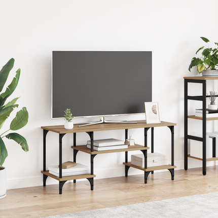 TV-skåp 102 x 35 x 45,5 cm Artisan Ek Konstruerat trä och järn