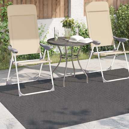 Områdesmattor PALMERAS Antracit 230 x 160 cm Polyester