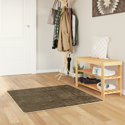 Mattlöpare MARSA Skogsgrön 100 x 100 cm Polyester och PVC