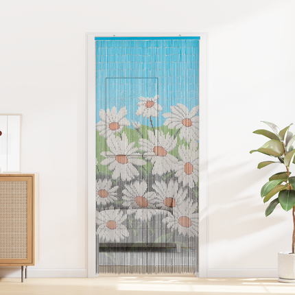 Insektsdörrgardin flerfärgad 200 x 90 cm Bambu