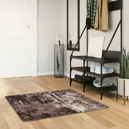 Mattlöpare MARSA Svart 100 x 100 cm Polyester och PVC
