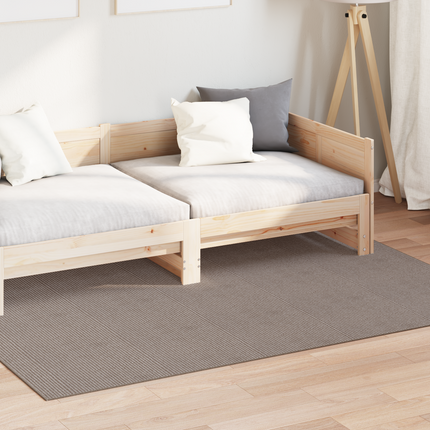 Områdesmattor Rektangulär LUGO Taupe 120 x 170 cm Polyester