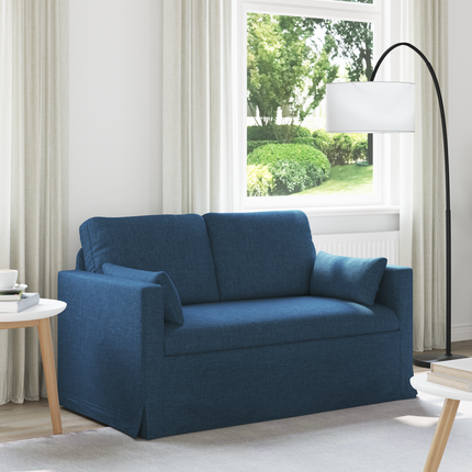 Soffa Blå 139 x 78 x 80 cm tyg