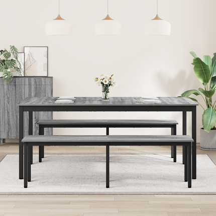 Matbord 180 x 90 x 75 cm Konstruerat trä Rektangulär