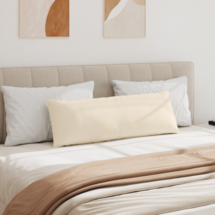 Sofakuddar 2 pcs Beige 120 x 40 cm tyg