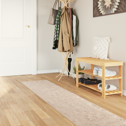 Mattlöpare MARSA Beige 50 x 400 cm Polyester och PVC