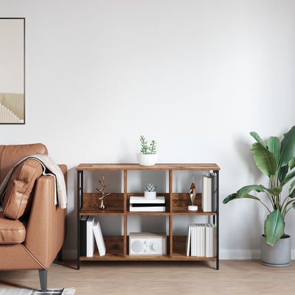 Hyllsystem 6 nivåer 102 x 32 x 72,5 cm Konstruerat trä