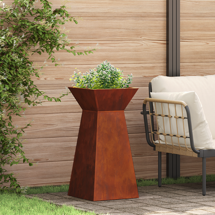 Pelarkrukor 2 st Rostig 35 x 35 x 73 cm