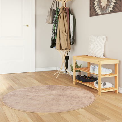 Mattlöpare MARSA Sand 120 x 120 cm Polyester och PVC