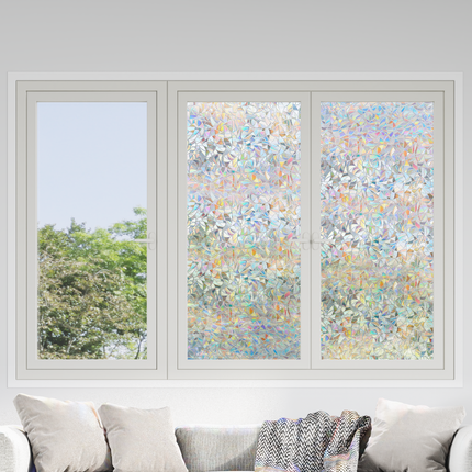 Statisk fönsterfilm Transparent 90 x 2000 cm PVC