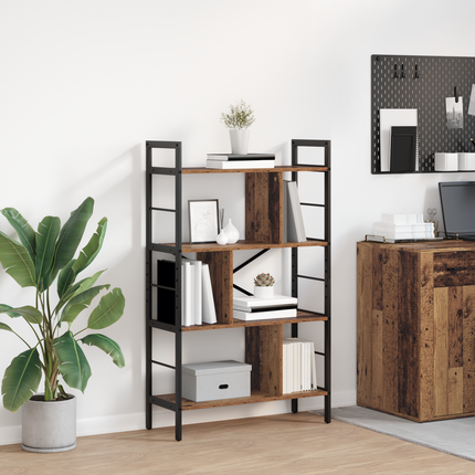 Hyllsystem 7 nivåer 75 x 30 x 123,5 cm Konstruerat trä