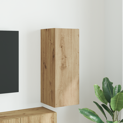 TV Vägghylla 30 x 31 x 80 cm Artisan Ek Konstruerat trä