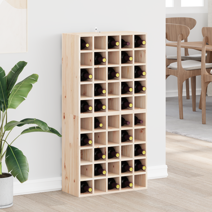 Vinställ 2 st Naturfärg 56 x 25 x 56 cm Massiv furu