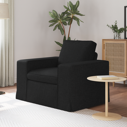 Soffa Svart 103 x 80 x 82 cm tyg