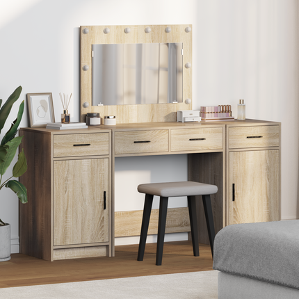 Smyckebord 3 st Brun 78,5 x 41 x 135 cm Konstruerat trä