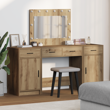 Smyckebord 3 st Brun 78,5 x 41 x 135 cm Konstruerat trä