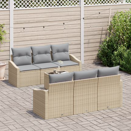 Soffset 7 st Beige och Grå konstrotting