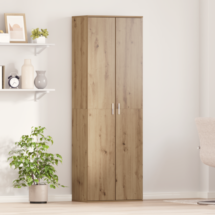 Highboard 60 x 35 x 180 cm Konstruerat trä artisan ek