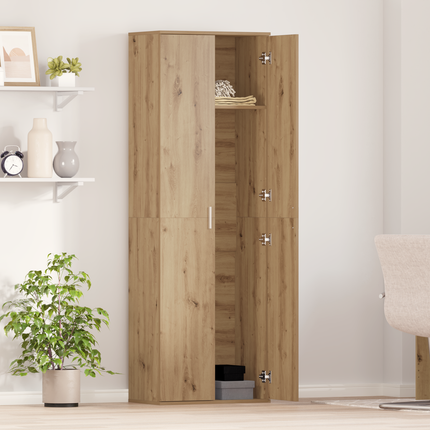 Highboard 60 x 35 x 180 cm Konstruerat trä artisan ek