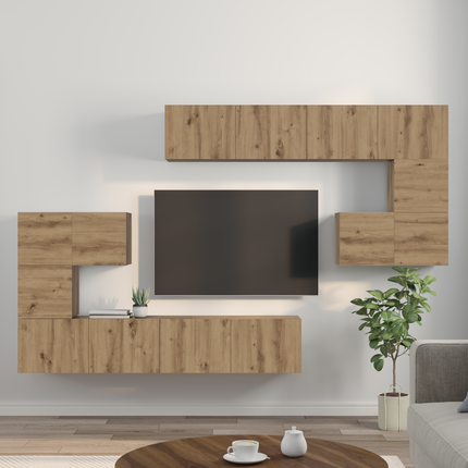 TV Enheter 4 st Artisan Ek Konstruerat trä