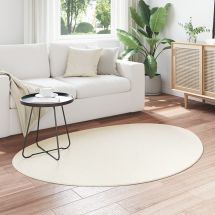 Områdesmattor HUARTE Kräm 100 x 200 cm Polyester