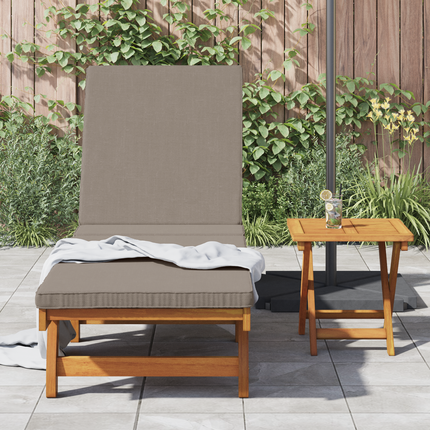 Solstol Reclining Brun 199 x 63 x 85 cm Massivt Akaciaträ