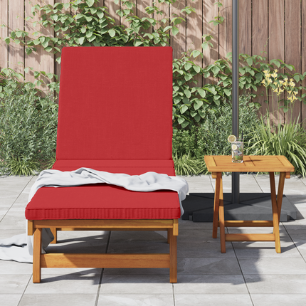 Solstol Reclining Brun 199 x 63 x 85 cm Massivt Akaciaträ