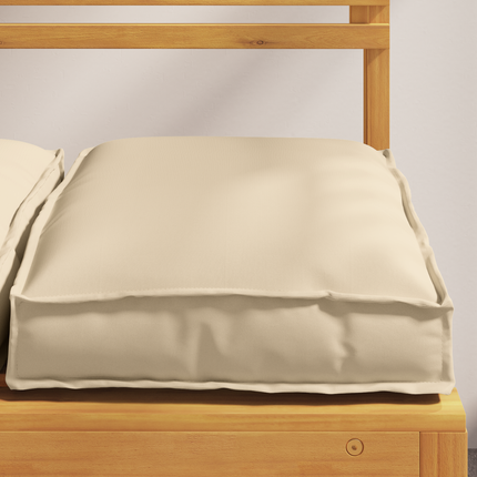 Kudde 4 st Oxford Tyg Beige 40 x 40 x 8 cm