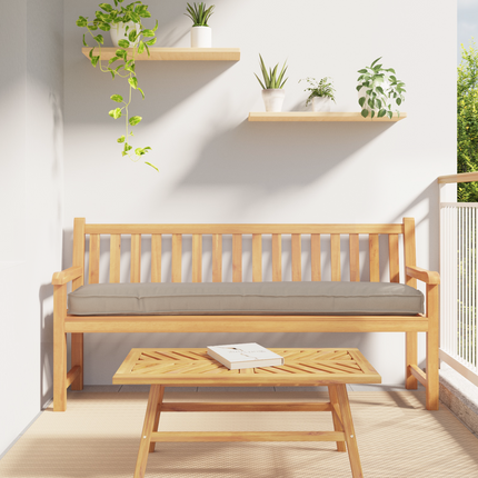 Pallkudde Taupe 200 x 40 x 8 cm Oxford Tyg