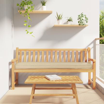 Pallkuddset 2 st Oxford Tyg Beige 180 x 40 x 8 cm